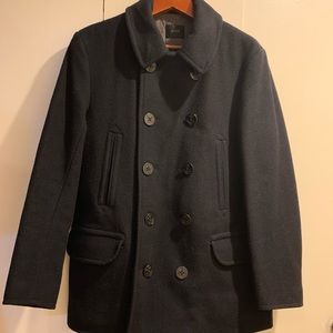 Dark Navy Blue JCrew Peacoat size L/40!